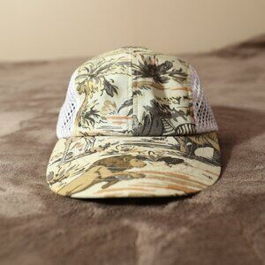 BEAMS Made in Japan Long Brimmed Mesh Side Safari Print